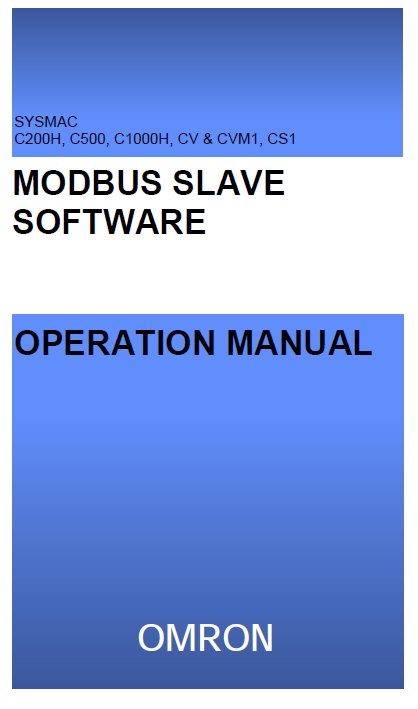 Modbus Slave for C200H/C1000H/CV1000 PLC