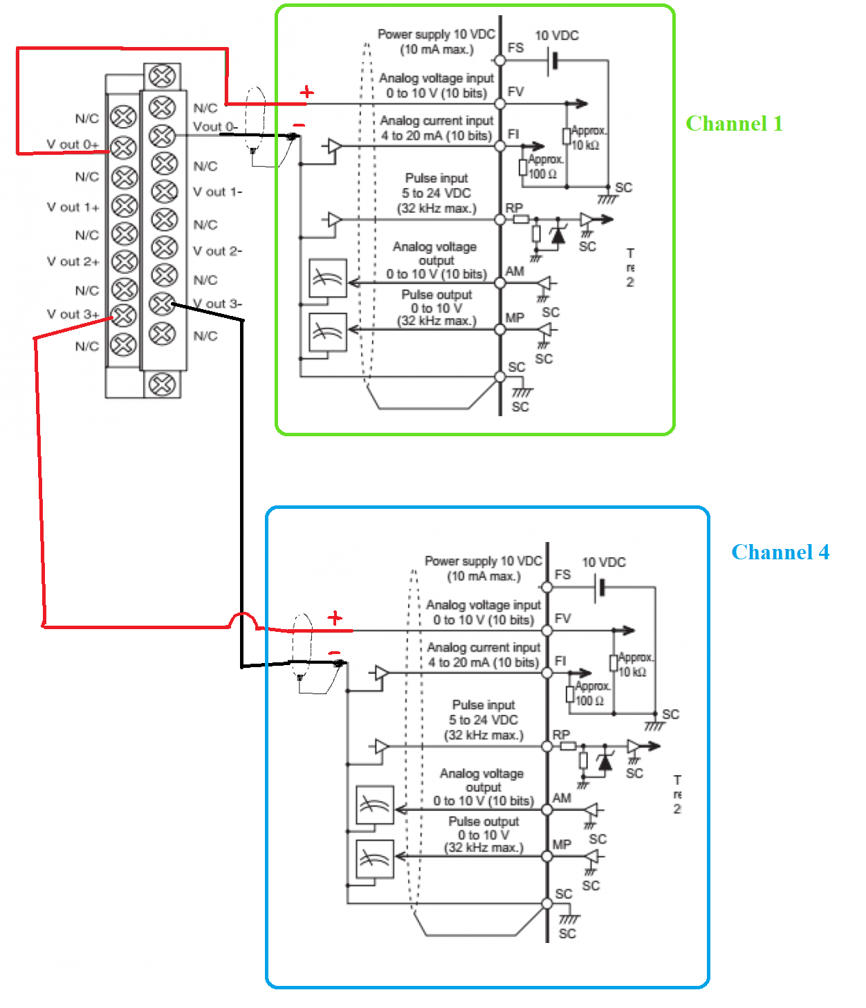 Can I wire up Isolated Analog Output card 0-10V to Omron VFD? - Allen  Bradley - Forums.MrPLC.com plc Schematic Diagram Forums - Mr.PLC