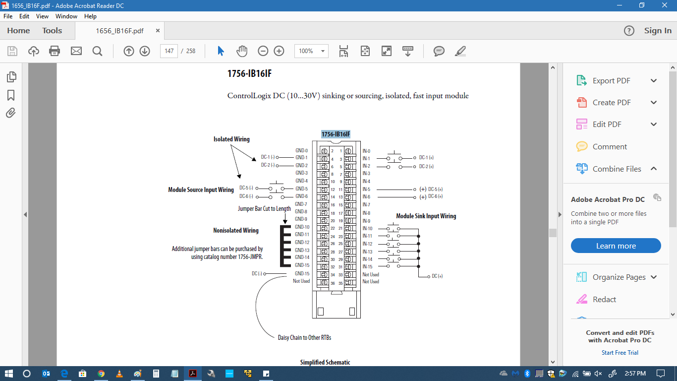 What 1756 Input Module Will Work With A 845d Gray Code